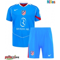 Camiseta Atletico Madrid Tercera Equipación para niños 2025-26 manga corta (+ pantalones cortos)